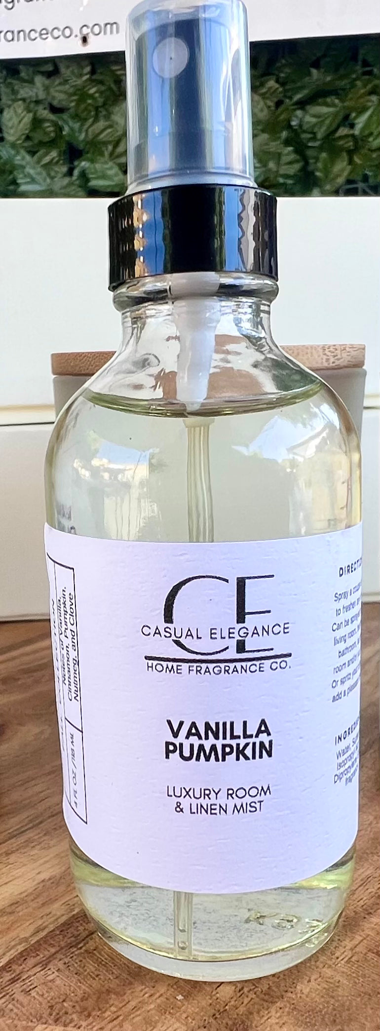 Vanilla Pumpkin: Luxury Linen & Room Spray