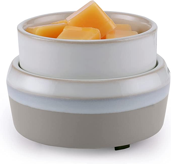 Ceramic Candle/Wax Melt Warmer, Electric – Casual Elegance Home