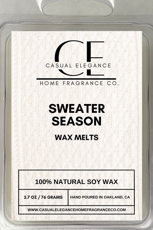 Sweater Season Scented Wax Melt - 6 Cavity Clamshell