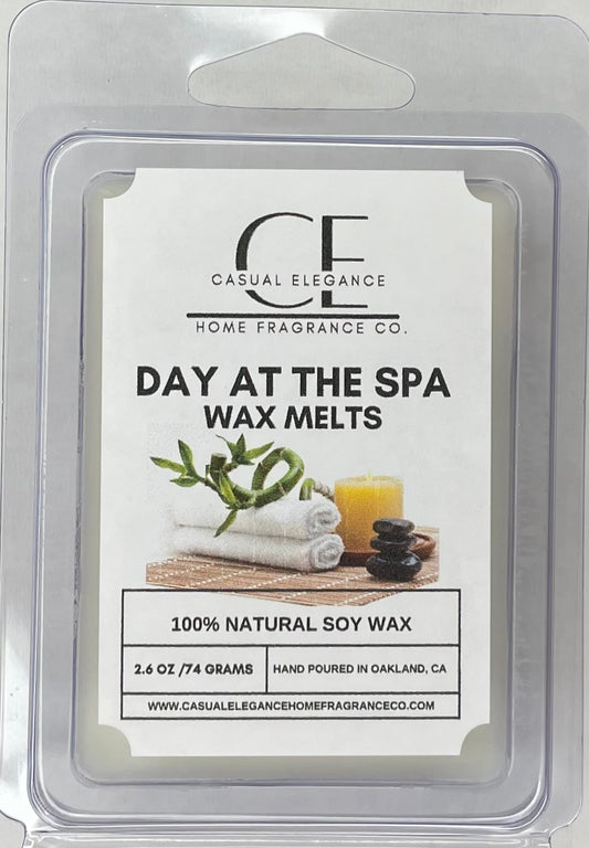 Day At The Spa Scented Wax Melt - 6 Cavity Clamshell