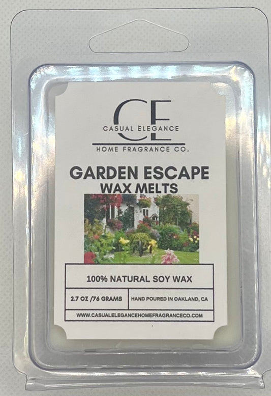 Garden Escape Scented Wax Melt - 6 Cavity Clamshell